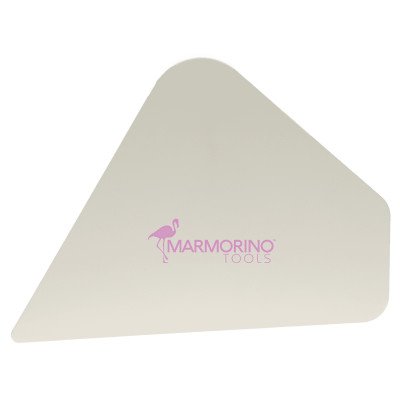 MIRO’ SPATULA - FOR EFFECTS PVC FLEX. WHITE BLADE mm.240x145x1