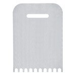 TOOTHED LARGE FLEXIBLE STEEL COMB mm.80X110