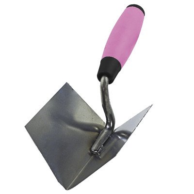 ANGULAR TROWEL INSIDE ACUTE CORNER RUBBER HANDLE