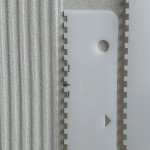 Įrankis vertikalioms linijoms